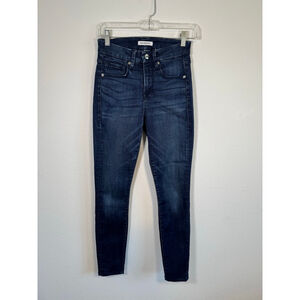 Women's Good American Good Legs Dark‎ Blue Skinny Jeans Size 0/25